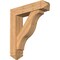 Ekena Millwork Funston Arts and Crafts Smooth Bracket w/ Offset Brace, Western Red Cedar, 7 1/2"W x 32"D x 36"H BKT0806X32X36FST03SWR - alternate 1